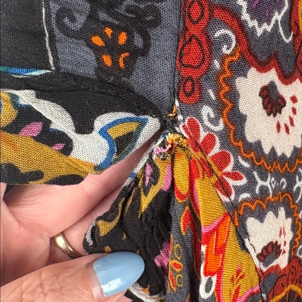 Free People Marley Mixed Print Little Wing Boho Kimono One size - Picture 9 of 9